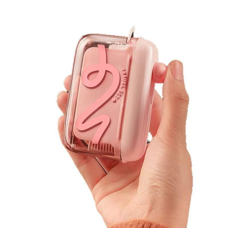 Automatic Floss Dispenser Box, Dental Floss, Multi-Dopamine Design, Portable High-Aesthetic Mini Oral Travel Toothpick Holder, Safe for Outdoor Use