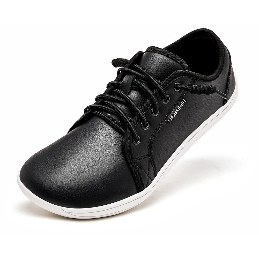 HOBIBEAR Womens Mens Wide Minimalist Barefoot Sneakers Zero Drop Slip on Shoes Lightweight Comfortable