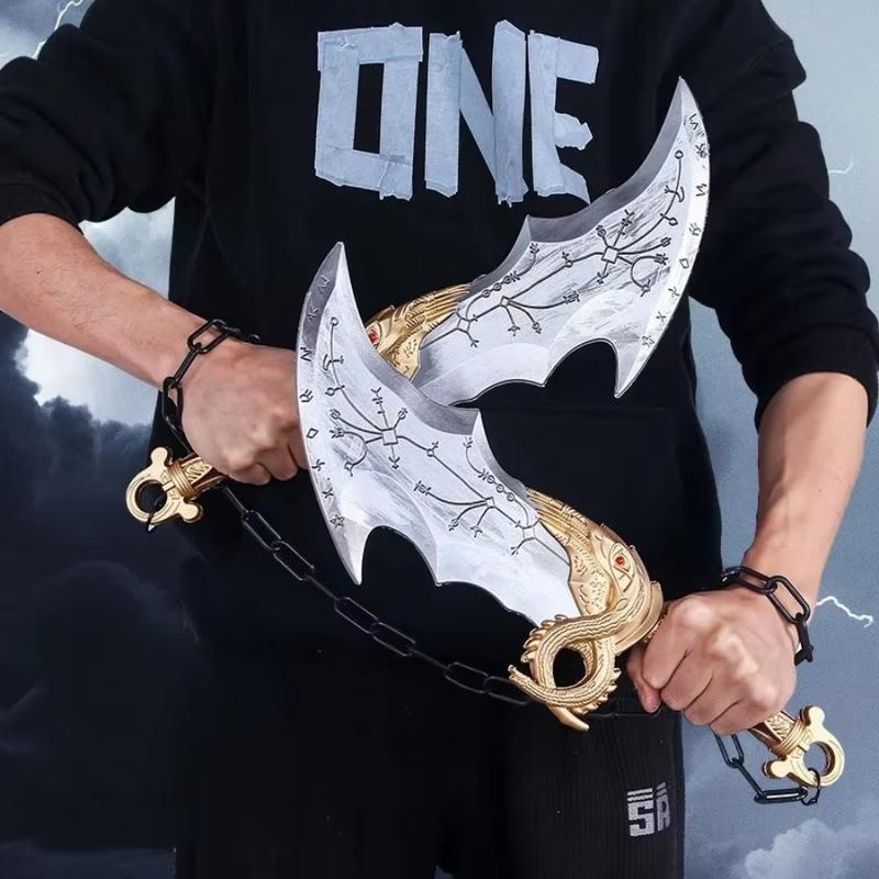 45cm 2pcs PU Katana Safe Unsharpened Sword Anime Costume Cosplay Prop Sabre PU Athena Blade Real Size Japanese Katana Original Samurai Sabre Gift