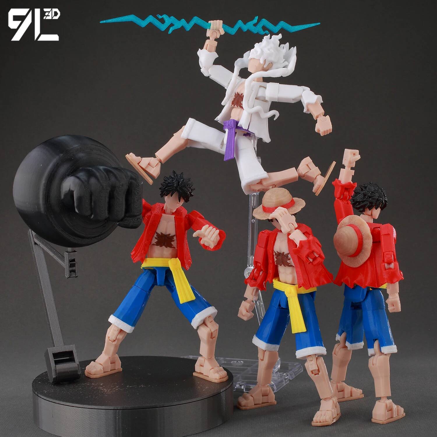9L 3D Dummy13 Lucky13 Titan13 T13 Invincible Black And White Color Scheme Omni-Man Anime Multi-Jointed Toys Action Figures Gifts