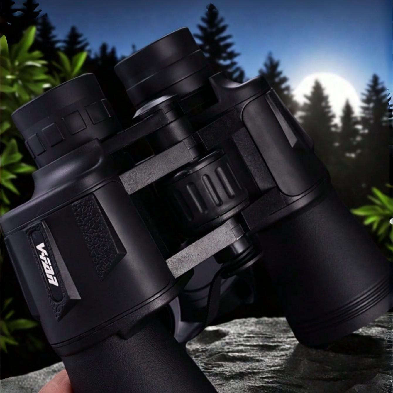 10x50 Adult High-Power Telescope, Waterproof Compact Low-Light High Powered Outdoor Binoculars, Ideal for Birdwatching, Hunting, Camping, Hiking, Travel, Stargazing, Gift