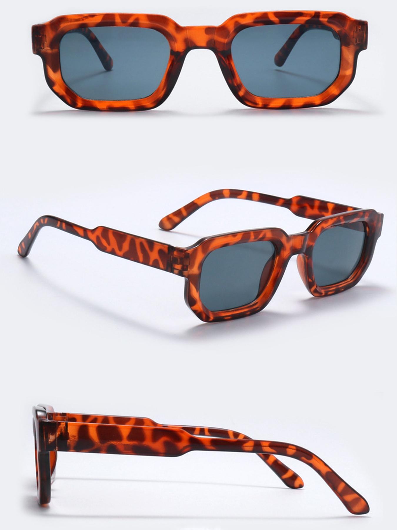 Unisex Square Sunglasses, Perfect for Daily Driving and Music Festivals, Ideal Gift Choice, Stylish and Versatile Eyewear