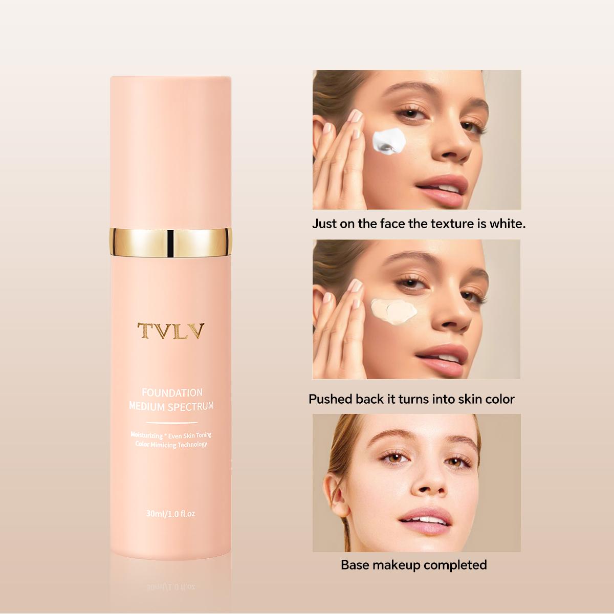 Matte Liquid Foundation, Long-Lasting Oil Control, High Coverage, Non-Shedding, Breathable, Daily Commute Makeup, 1pc
