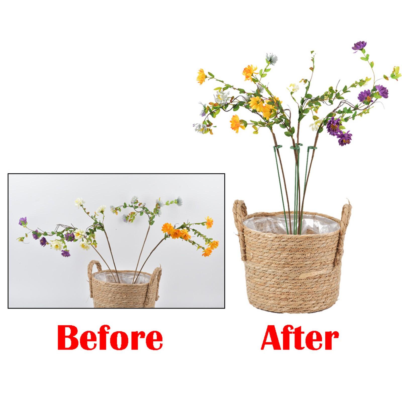 Garden Bonsai Orchid Stand, Butterfly Orchid Support Pole Plant Pot Flower Protector Rack Fixed 5pcs, Garden Gardening Supplies