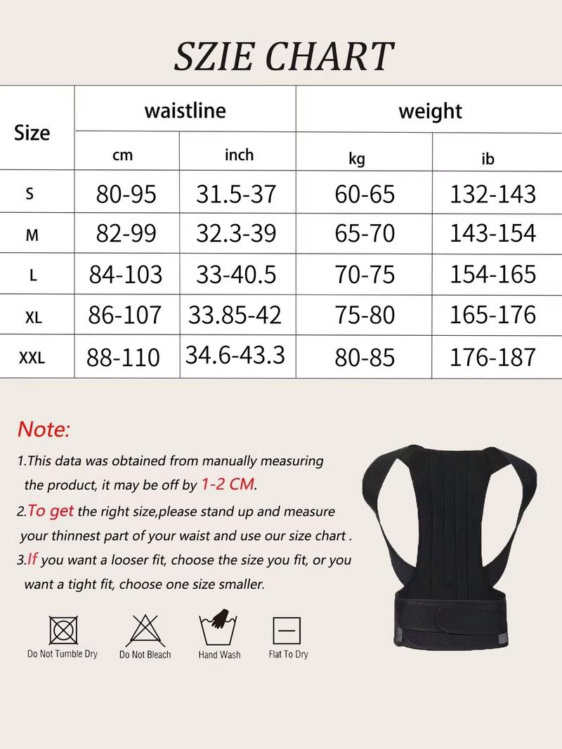 OLLAS Posture Corrector For Men And Women - Back Brace For Lumbar Support And Upright - Breathable Back Straightener Back Corrector Posture Improve And Neck, Back Slim Fit Posture Support Tank Top Adjustable Posture Correction Belt Healthcare