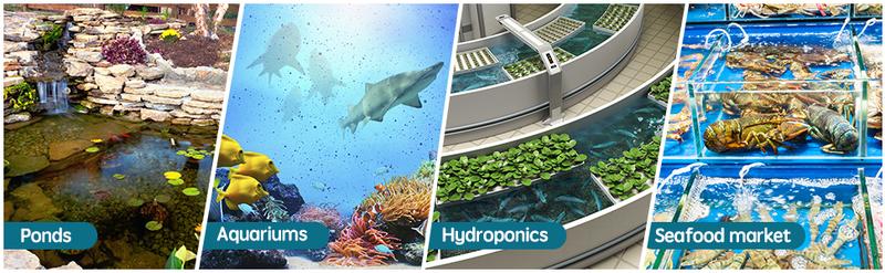 hygger aquarium bubble tube Air Stones for Aquariums, Transparent Acrylic Fish Tank Bubbler Kit with Air Tube, Ultra Silent Bubble Stone Super-High Dissolved Oxygen Diffuser for Aquarium Fish Tank and Hydroponic