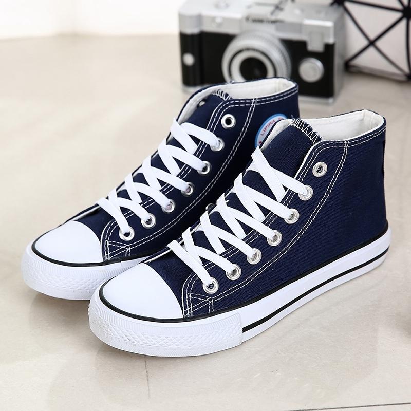 Unisex High Top Canvas Shoes, Classic Design, Versatile All-Season Footwear, Suitable for Various Occasions, Comfortable and Stylish
