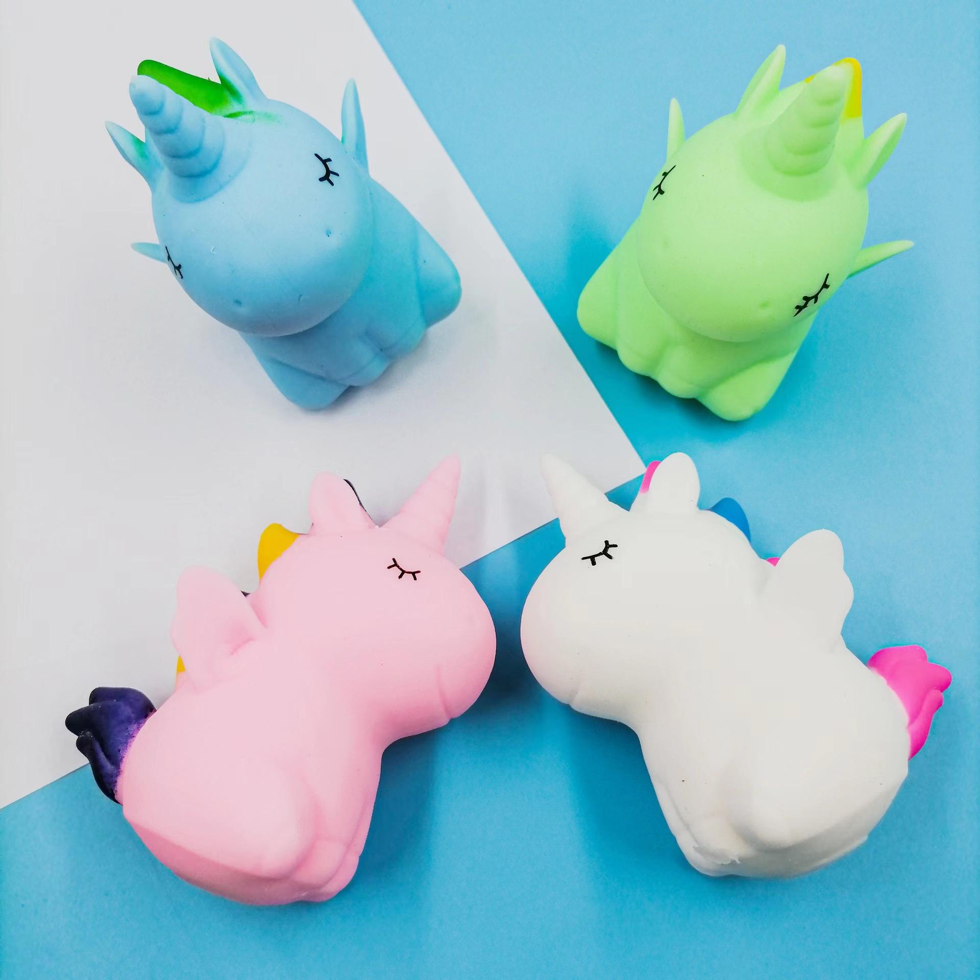 Axolotl Unicorn Squishy Toys, Stress Relief & Sensory Fidgets for Adults, Unisex Gift for Christmas & Festivals, No Batteries Needed