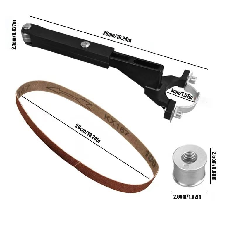 Angle Grinder Conversion Belt Sander, Multifunctional Tool for Efficient Sanding, Ideal for DIY and Workshop Use