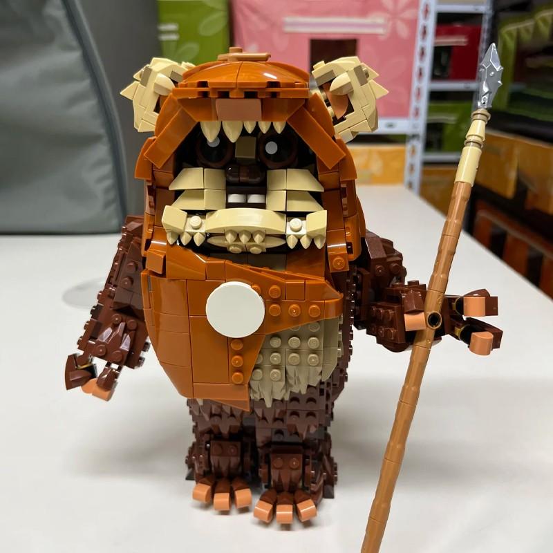 1010pcs Wicket the Ewok Compatible 75430 Creative Building Blocks Toy Set, Ivoke Wicket Series Model No Battery Required, Perfect Gift