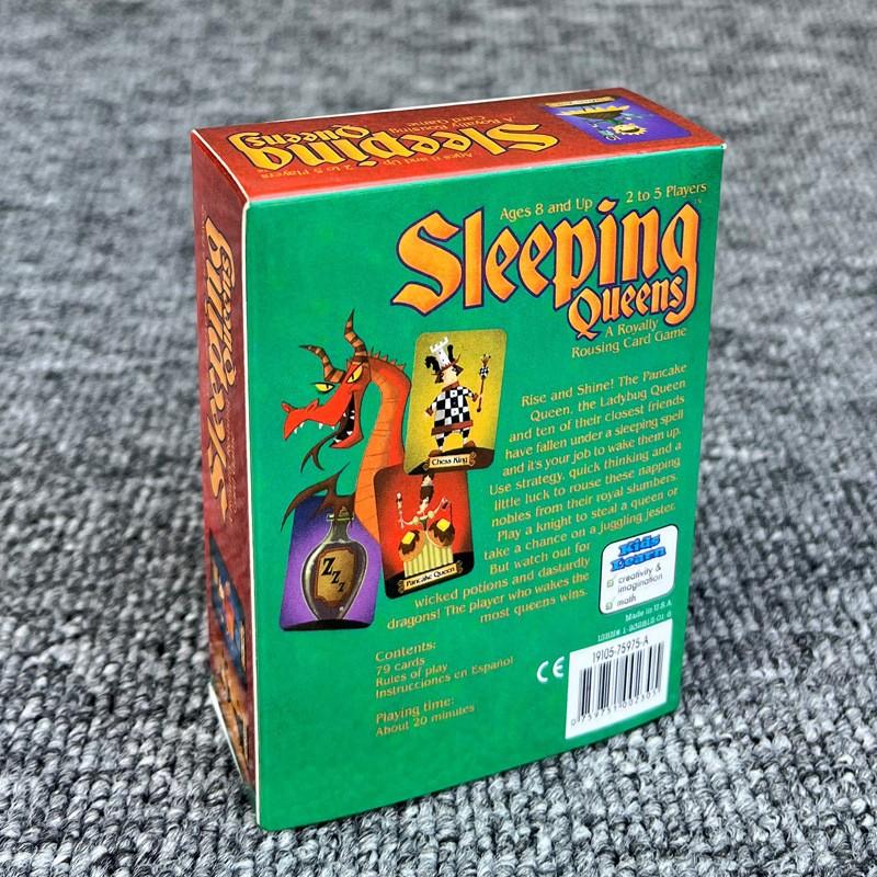 Sleeping Queen Tabletop Game, Math Thinking Training Cards, Family Interactive Card Game, Classic Educational Board Game for Kids Aged 8+