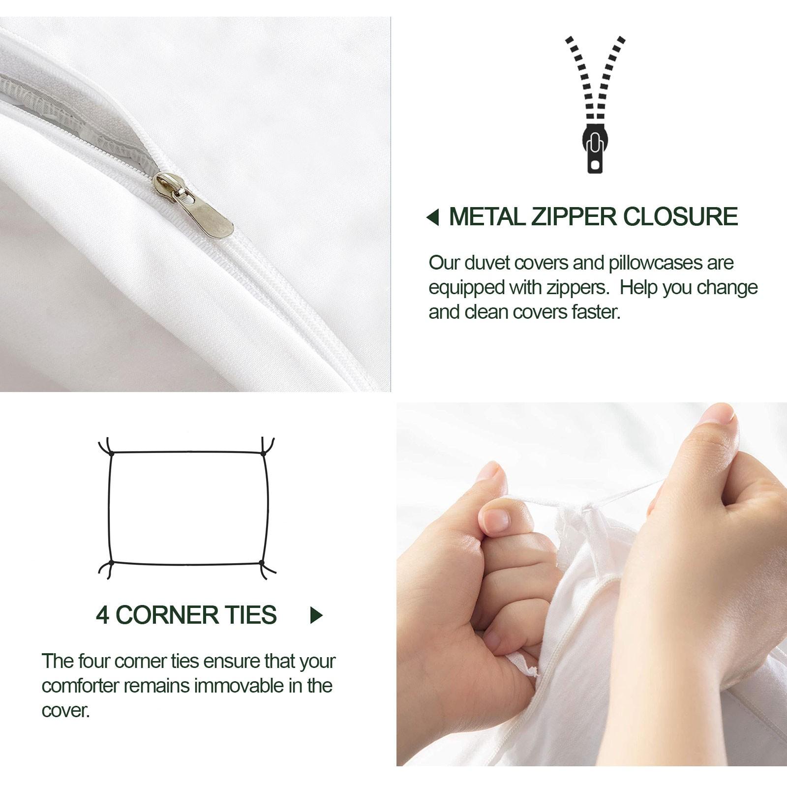 Gothic Cherry Bow Duvet Cover Set, 1 Duvet Cover + 1/2 Pillowcases, Dark Aesthetic Bedding, Cute Fashion Gifts for Goth Girls