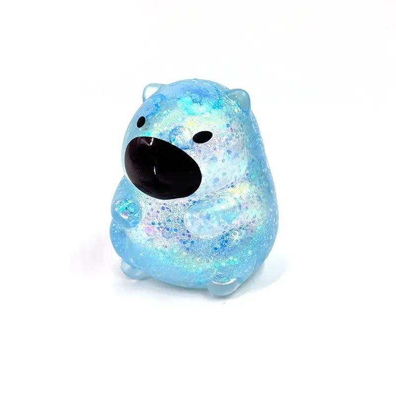 Cute Capybara Malt Candy Squishy Toy, Slow Rebound Stress Relief, Fun Interactive Toy, Perfect Gift for Kids and Adults