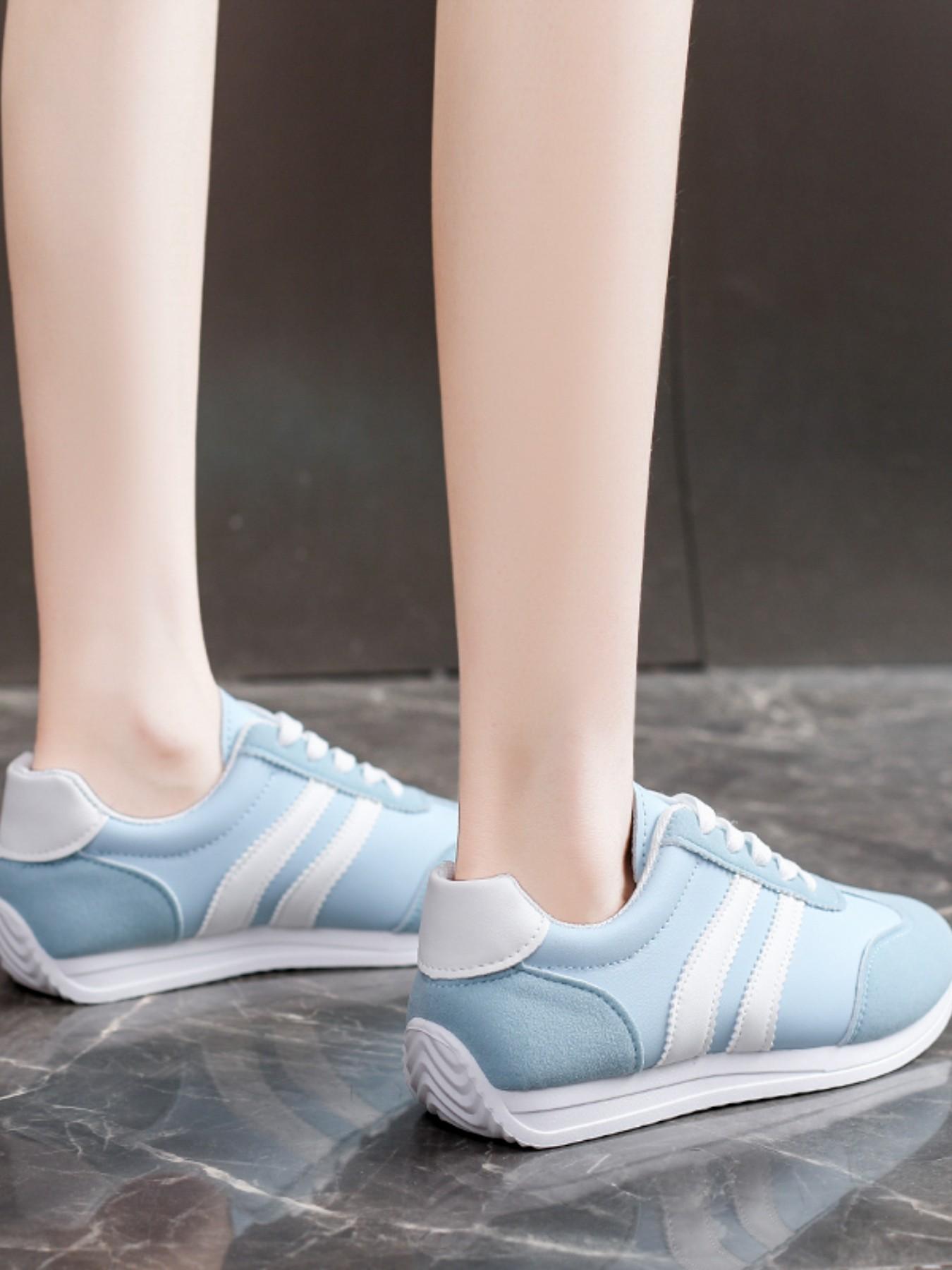 Vintage Casual Sneakers, Rubber Sole, Soft Anti-Slip, Breathable PU Upper, Ideal for Daily Commute, Shopping, Light Sports