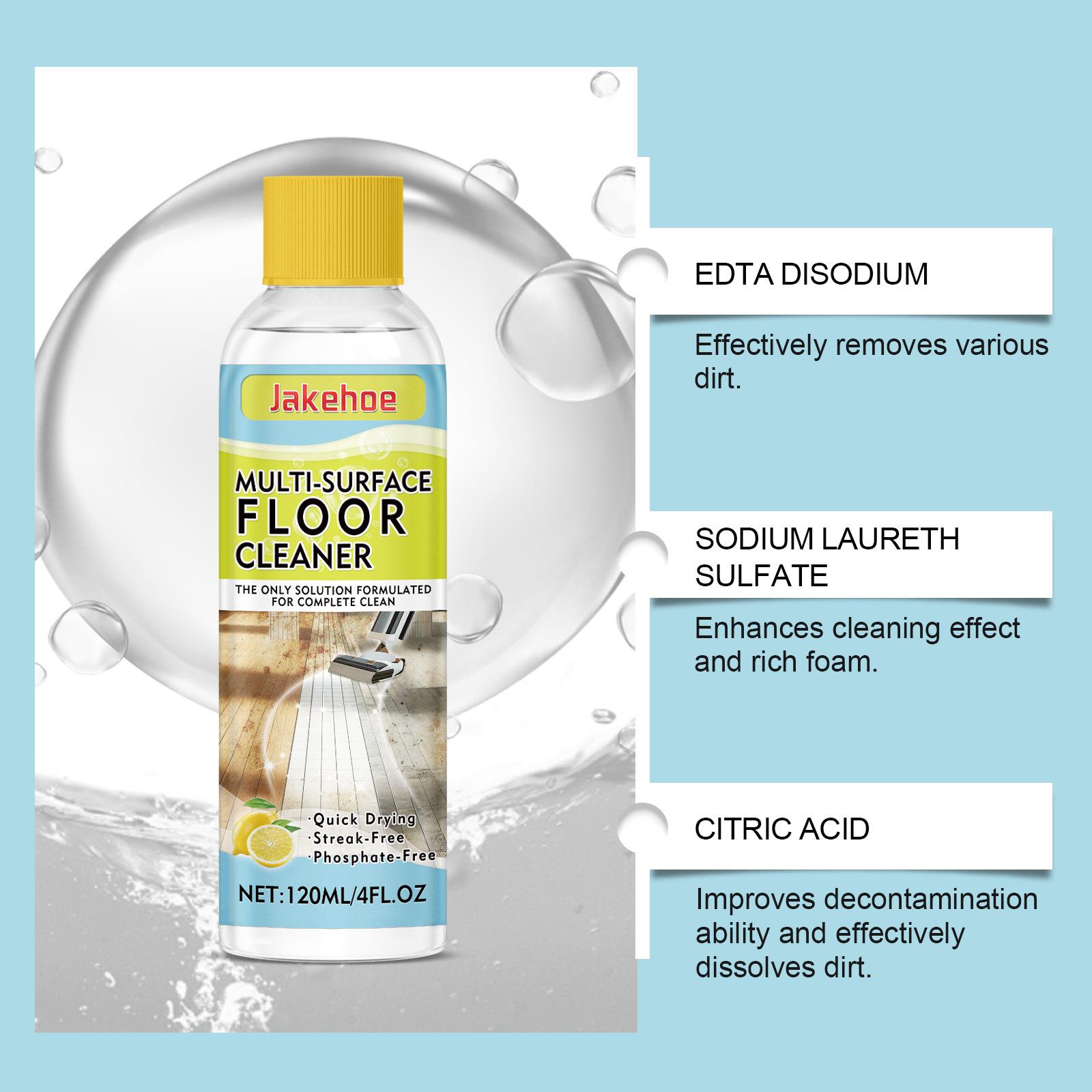 Multi-Surface Cleaner, Stain Remover Floor Cleaner, Wood Flooring Cleaning Liquid Polish, Effective Surface Cleaning Agent