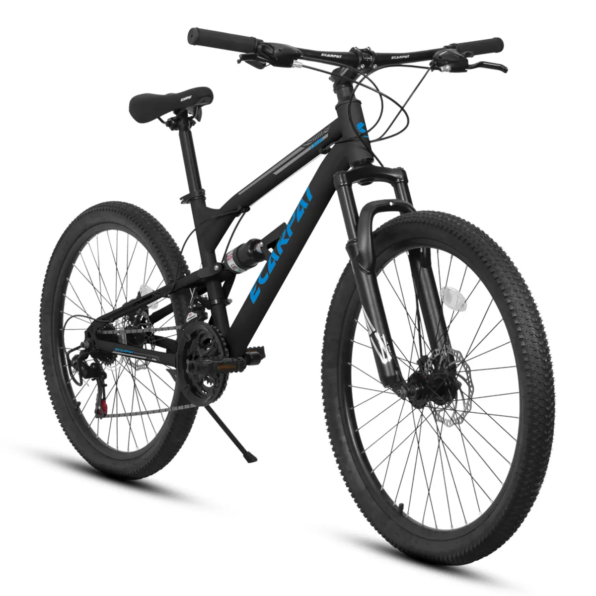 26 Inch Steel Frame Shock Fork Plus Shock Absorber 21-speed Unisex Mountain Bike