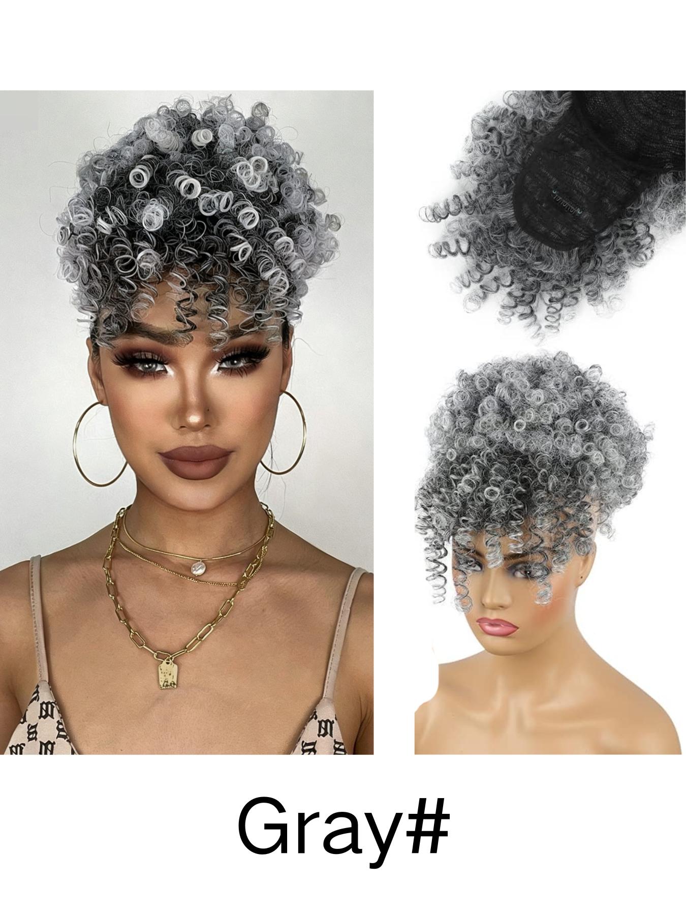 Explosive Bob Wig Hair Extension Block, Curly Synthetic Fiber, Daily Wear Accessory, All-Season Use, Ideal for Women