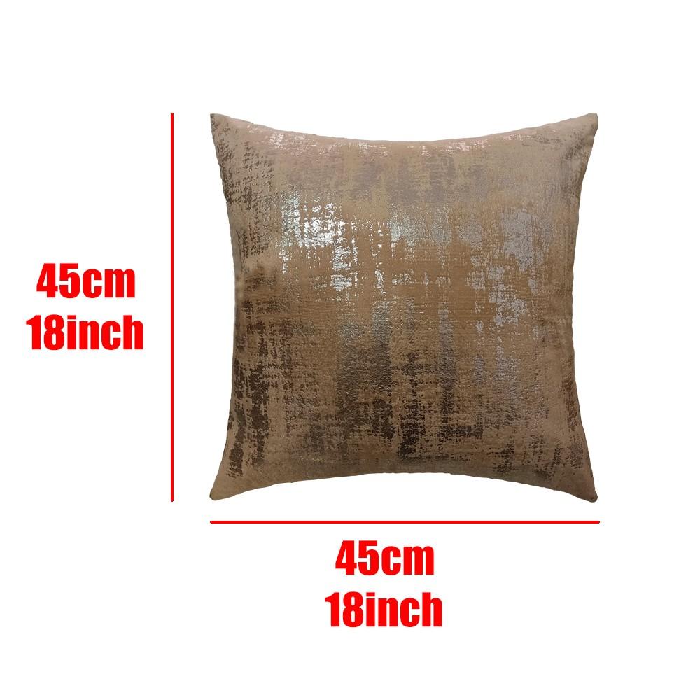 4pcs Pillow Covers Set, Silver Soft Modern Style, Home Sofa Chair Backrest Decorative Cushion Cover