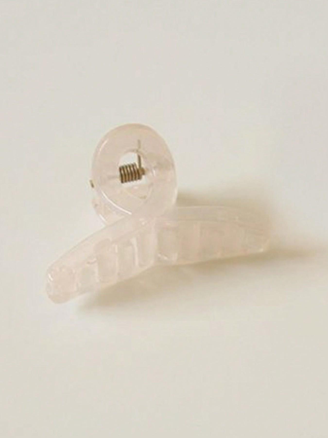 4 Piece Vintage Jelly Color Hair Clips Set, Simple Mini Claw Clips for Women & Girls, Princess Style Daily Hair Accessories