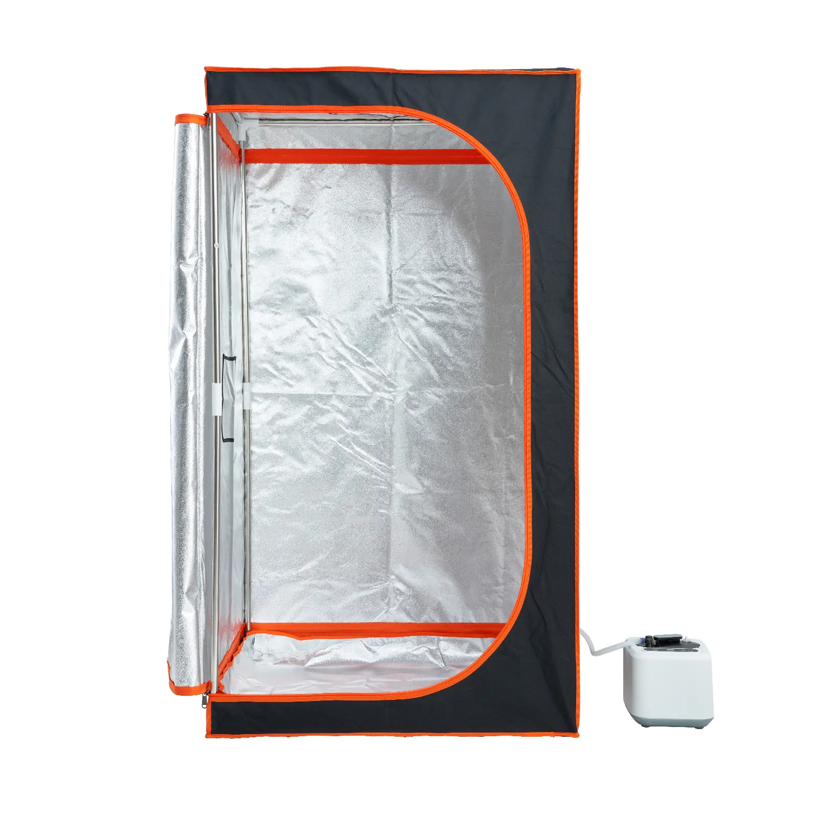Portable Steam Sauna Tent Full Size, 1000W Personal Sauna Blanket Kit for Home Spa, Detoxify & Soothing Heated Body Therapy, Time & Temperature Remote Control With Floor Mat