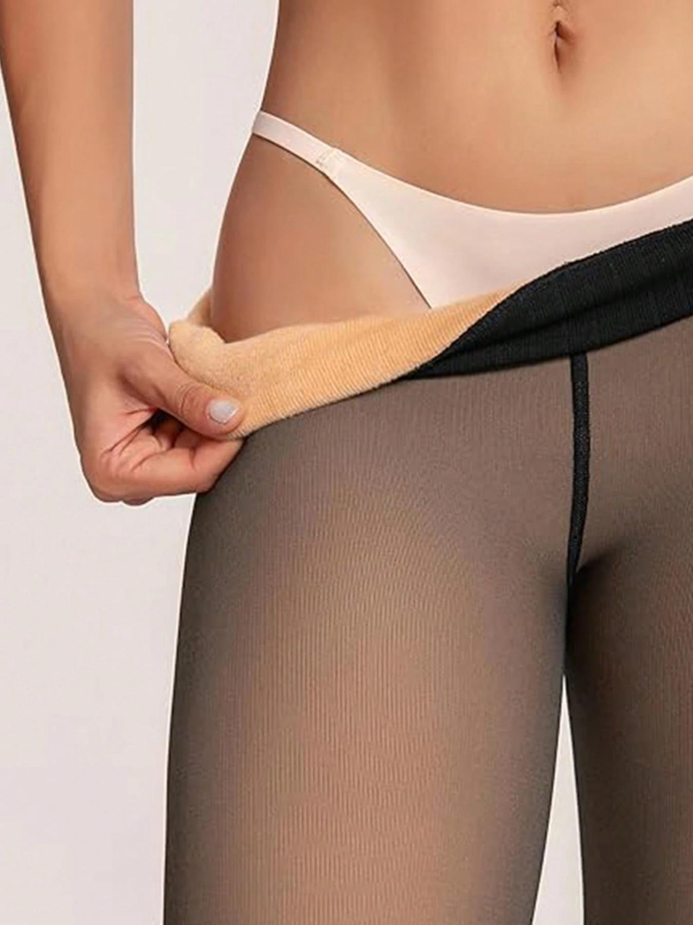 Women's Fleece Lined Sports Tight Leggings, Original Magic Fleece Inner Pants, High Waisted Legging, Multiple Sizes Available, Comfortable and Warm, Athletic Leggings, Fitness Leggings