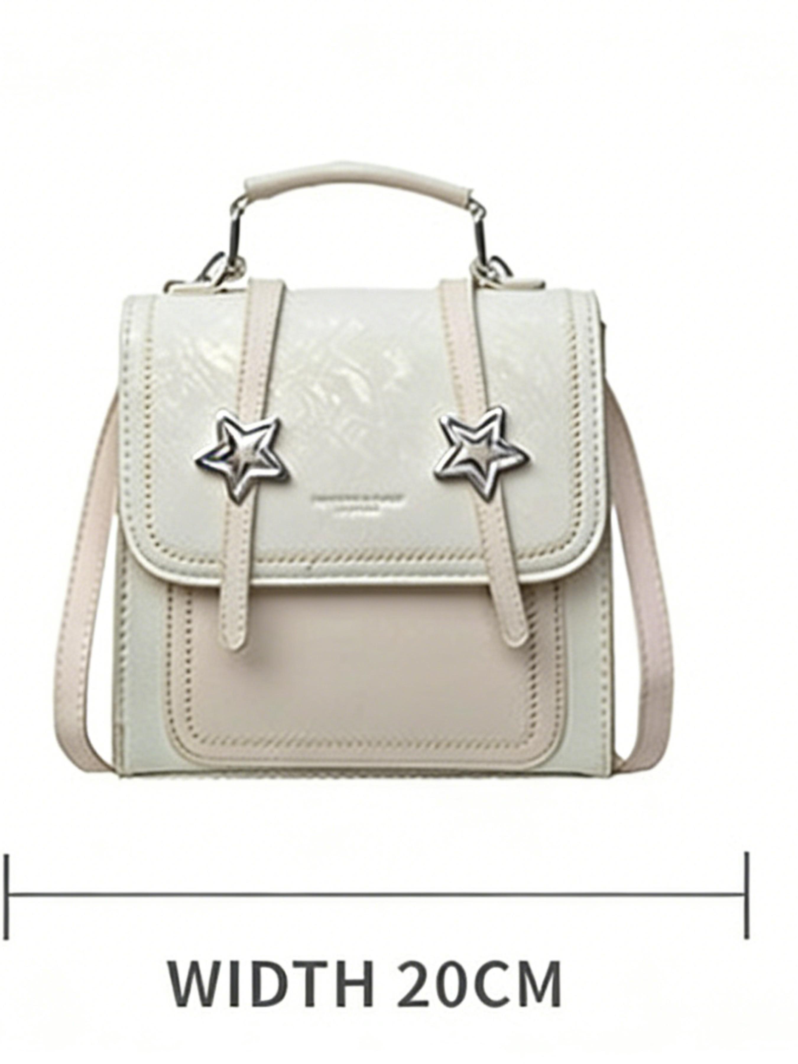 Trendy Commuter Backpack for Women, New Fashion Unique Crossbody Bag, Korean Style Travel Small Backpack, Stylish and Practical