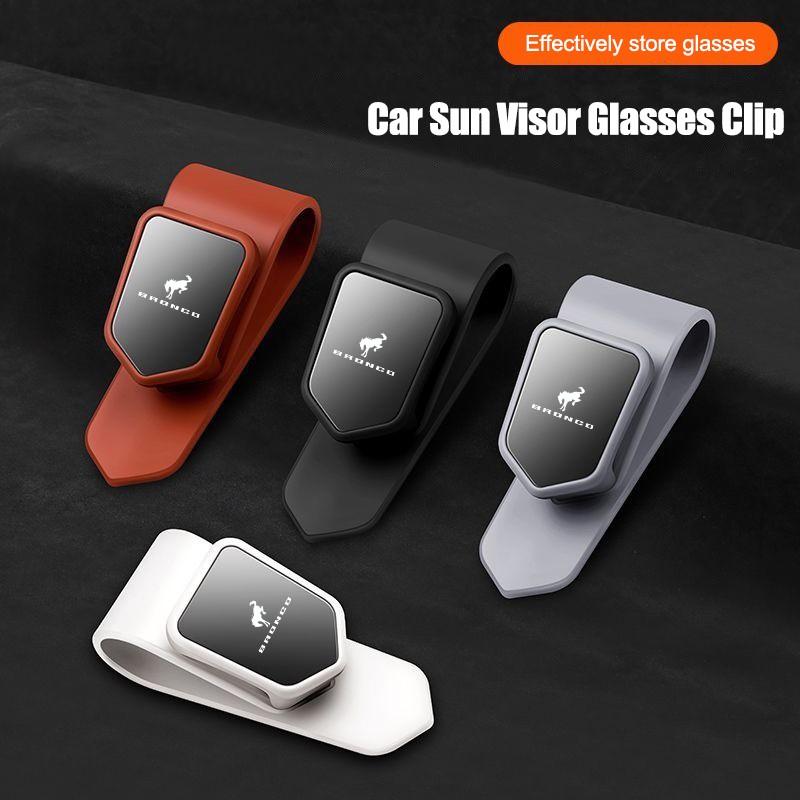 Car Sunglasses Multi-function Glasses Clip For Ford Bronco Ranger S-Max Focus Mondeo Transit Tourneo Custom Ranger Car Accessory