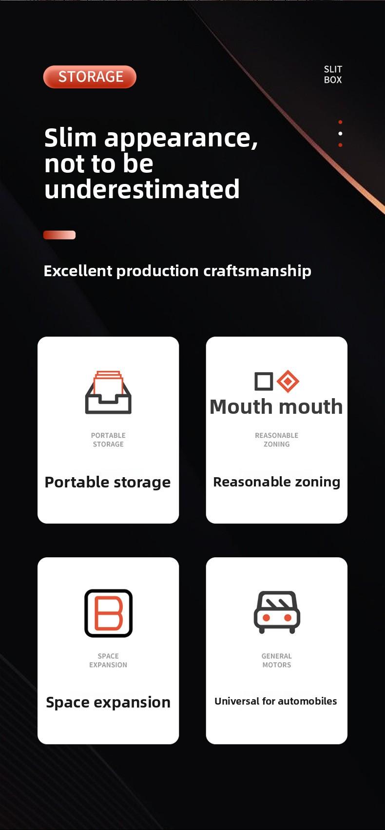 Car Seat Side Storage Box Car Interior Organizer Bag Car Gap Filler for Phone Keys Wallet Car Accessories Auto Interior Decoration Black Tech Car Gadget Car Seat Pocket Organizer for Car Storage Solut