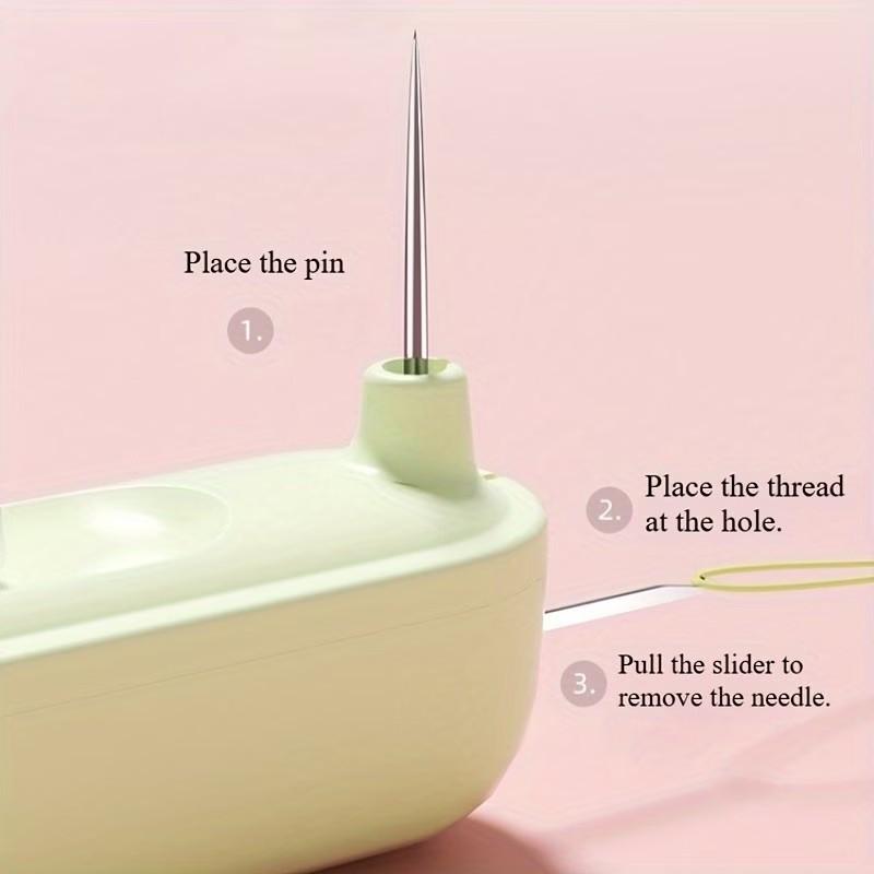 Multifunctional Sewing Needle Threader, Quick Line Removal Tool for Seniors, Portable and Easy Storage, Comfortable Grip, Compact Design