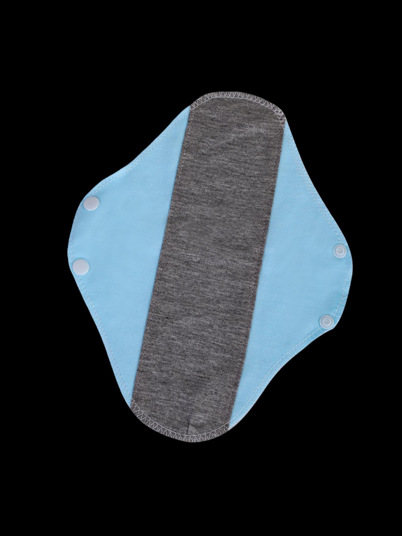 3-Pack Mixed Color Graphene Antibacterial Washable Cotton Pads, Reusable Sanitary Pads for Middle Aged and Elderly, Leak-Proof Incontinence Pads