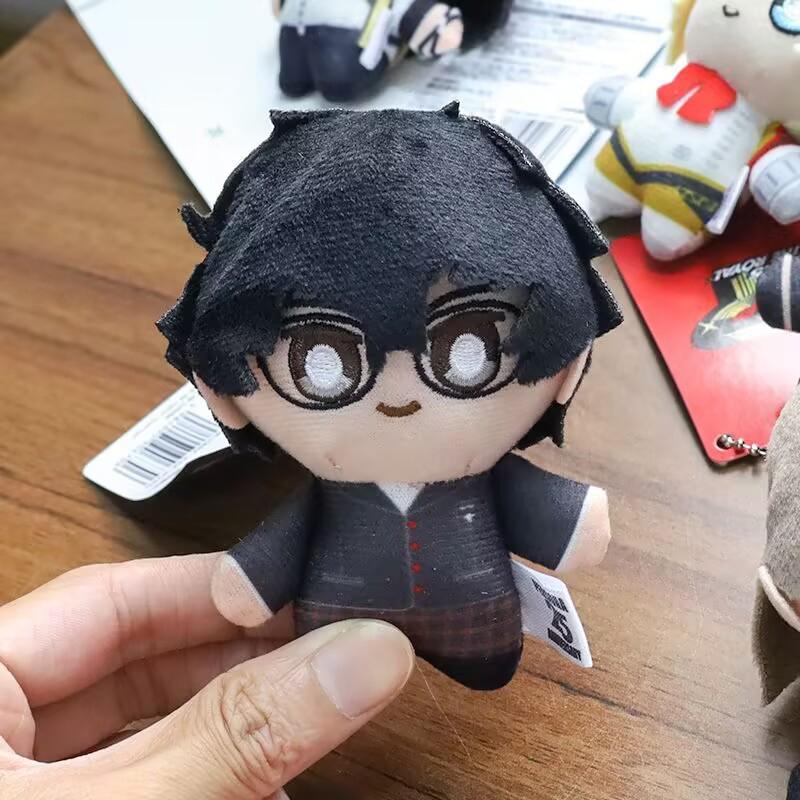 10CM P5 Joker Plush Toy 25th Anniversary Joker Shiomi Kotone Yuuki Makoto Cosplay Anime Plushie Pendant Kids Gifts