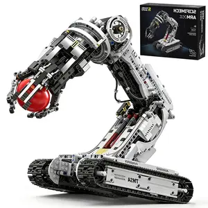 Technical Track Mechanical Arm Kit, Stem Educational Toy, Upgrade Version Remote & APP Control, Suitable for Ages 8-14, Adult Technical Set (1468 Pieces)