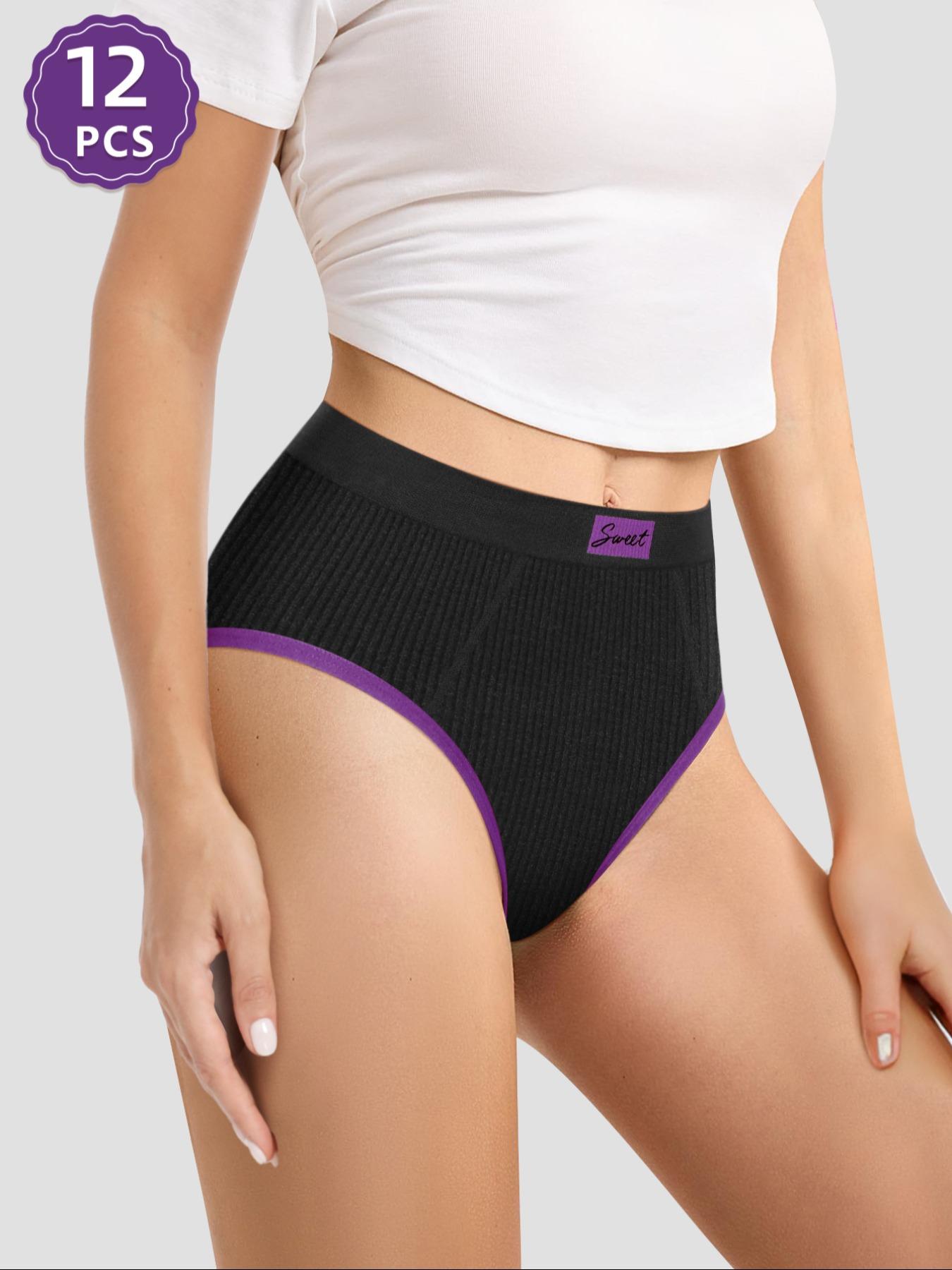 Women's Panty, Casual Soft Comfy Breathable Seamless Knicker for Daily Wear, Underwear for All Seasons, Seamless Panties Set