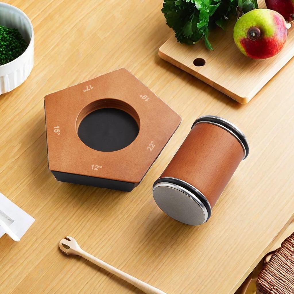 Knife sharpener Kit, rolling knife sharpener with diamond and ceramic discs, Rolling Knife Sharpener with 2 Diamond Disc, Professional Rolling Knife Sharpener Kit with 5 Magnetic Angle Offer 12/15/18/20/22° for Kitchen Knives