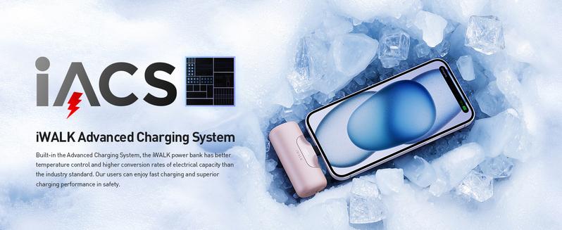 iWALK 5500mAh Portable Charger 22.5W USB-C Fast Charging Power Bank for iPhone 16 Pro Max iPad Samsung S24/S23 Pink Chargeable Cable Magnetic Plug Digital Display Connector Socket Smartphone