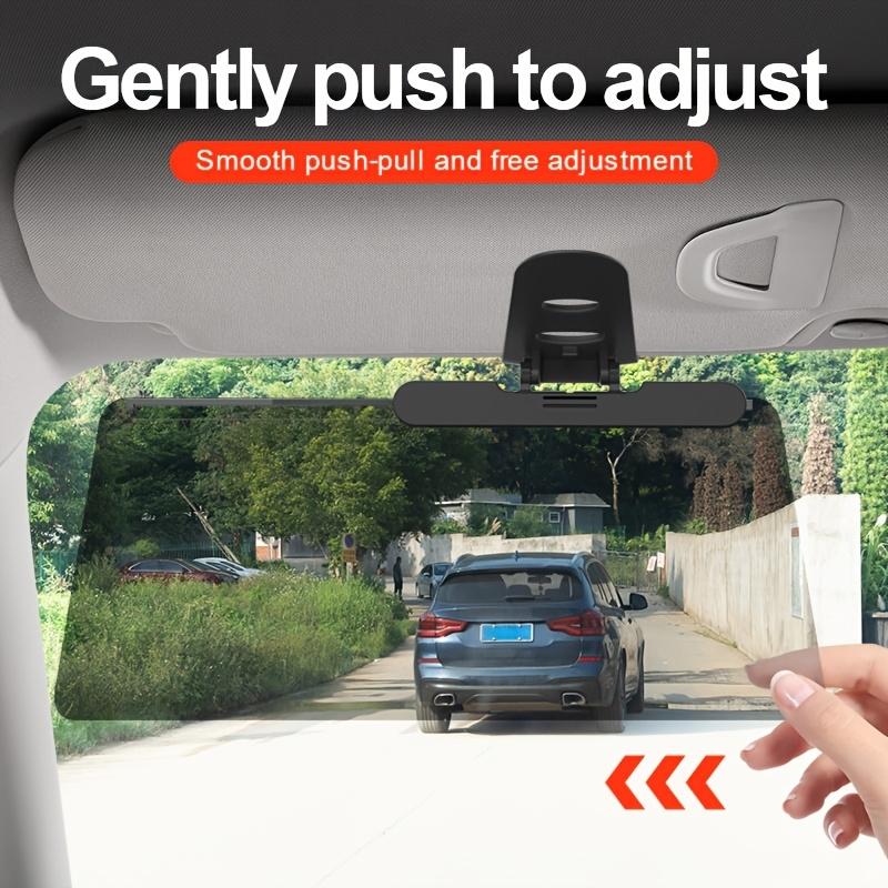 Car Sun Visor Extension Kit, Universal Anti-Glare Polarized Sunshade, Easy Installation, Push-Pull Retractable Shade, UV Protection