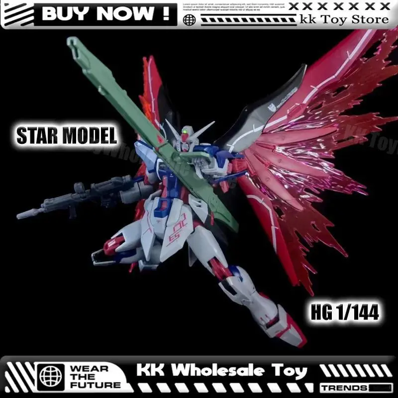 2026 Hot selling toys STAR Model 1/144 HG ZGMF/A-42S2 Destiny Spec II Final Battle Image Color Assembly Model Kits Action Figure Robot Plastic Model Internet-famous toy