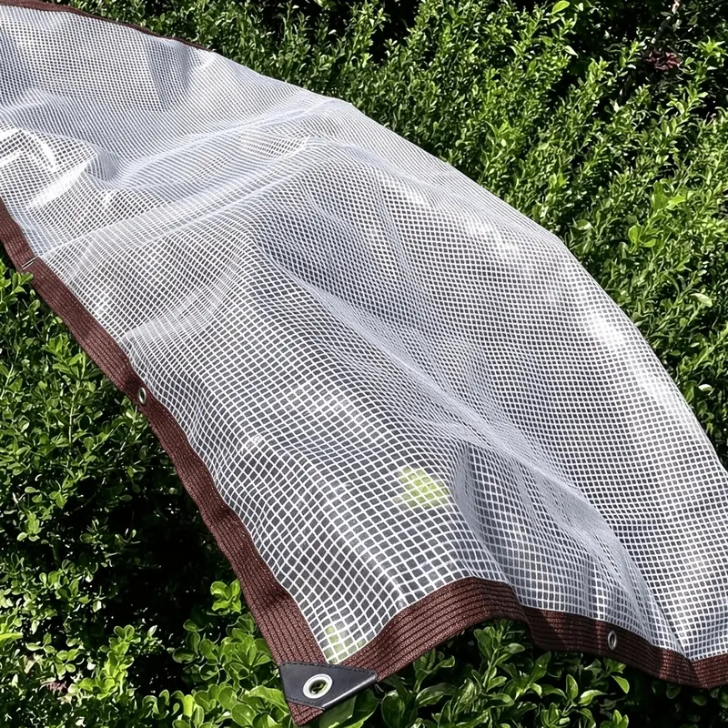 Reinforced waterproof fabric, cross-border transparent mesh, greenhouse insulation PE mesh, waterproof fabric, thickened mesh for sunrooms
