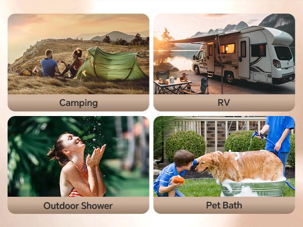 Ranein 12L Tankless Water Heater, Propane Gas, Outdoor Up to 3.18 GPM, 68,000 BTU On-Demand Instant Hot Water Heater