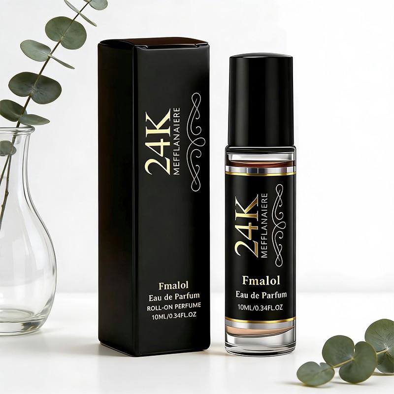 Fmalol24k Selected 10ML Rollerball Perfume, Attractive Scent, Compact and Portable, Perfect for Dates, Parties, and Various Occasions