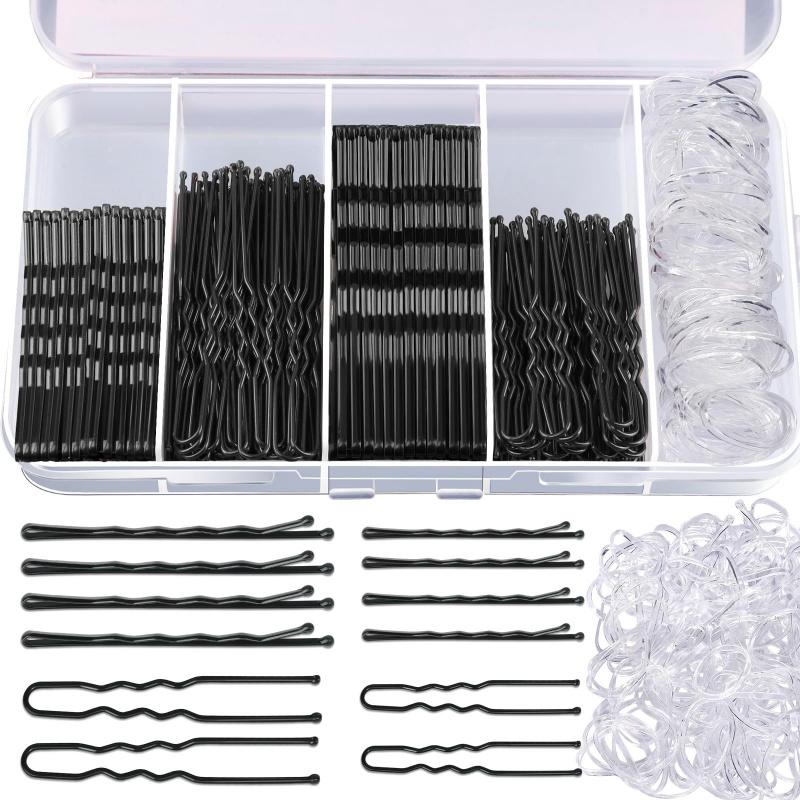 Hair Styling Accessories Set, Hair Curler & Hair Clips & Hair Ties & Hair Loop Tool, Heatless Hair Styling Tool for Women & Girls, Heatless Hair Curlers