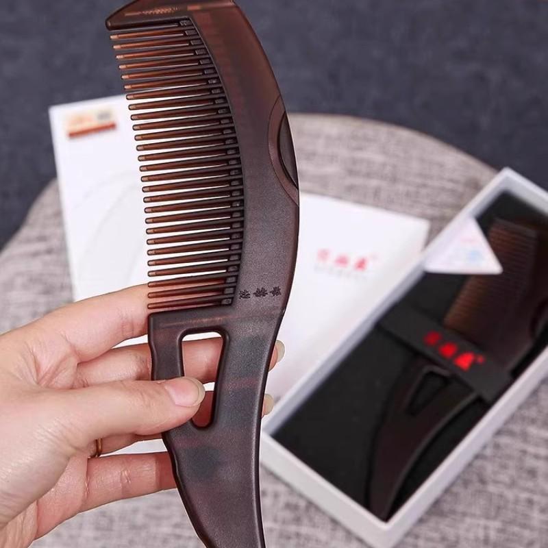 2-Pack Energy Hollow Hair Comb for Oily Hair, Dandruff Remover Comb, No Wash Hair Care Tool for Healthy Scalp