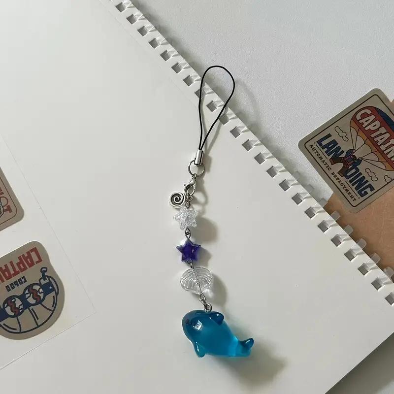 Cute Shark Design Phone Chain for Smartphone, Creative Cell Phone Decorative Lanyard, Fashion Phone Charm for Women & Girls, Phone Accessories, Mobile Phone Decoration Accessories, Phone Wrist Strap