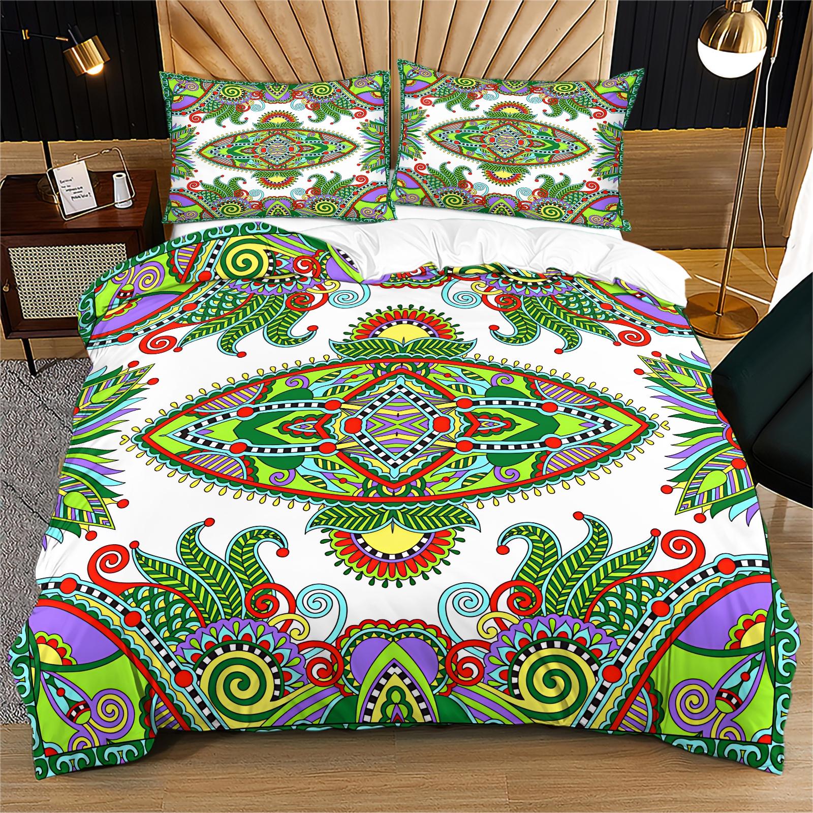 2/3 Pcs Abstract Art Print Duvet Cover Set, Modern Minimalist Bedding Set, Ultra Soft Microfiber with HD Digital Printing, Zipper Closure, Wrinkle-Resistant, Perfect for Bedroom, Dorm & Guest Room, All Season Use - No Filling