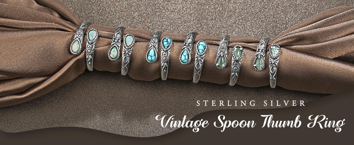 Vintage S925 Sterling Silver Adjustable Moonstone Ring, Floral Engraved Open Cuff Ring with Twin Teardrop Moonstones, Boho Vintage Statement Jewelry, Hypoallergenic Fashion Ring, Birthday, Anniversary, Mother's Day, Valentine's Day Gift for Women Vintage S925 Sterling Silver Adjustable Moonstone Ring, Floral Engraved Open Cuff Ring with Twin Teardrop Moonstones, Boho Vintage Statement Jewelry, Hypoallergenic Fashion Ring, Birthday, Anniversary, Mother's Day, Valentine's Day Gift for Women