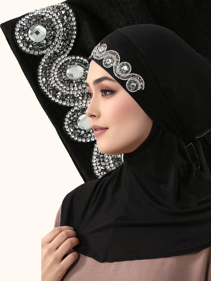 Women's Stretchy Jersey Turban Hijab Scarf, Soft Fabric Head Wrap Suitable for All Occasions, Elegant Design for Everyday Use