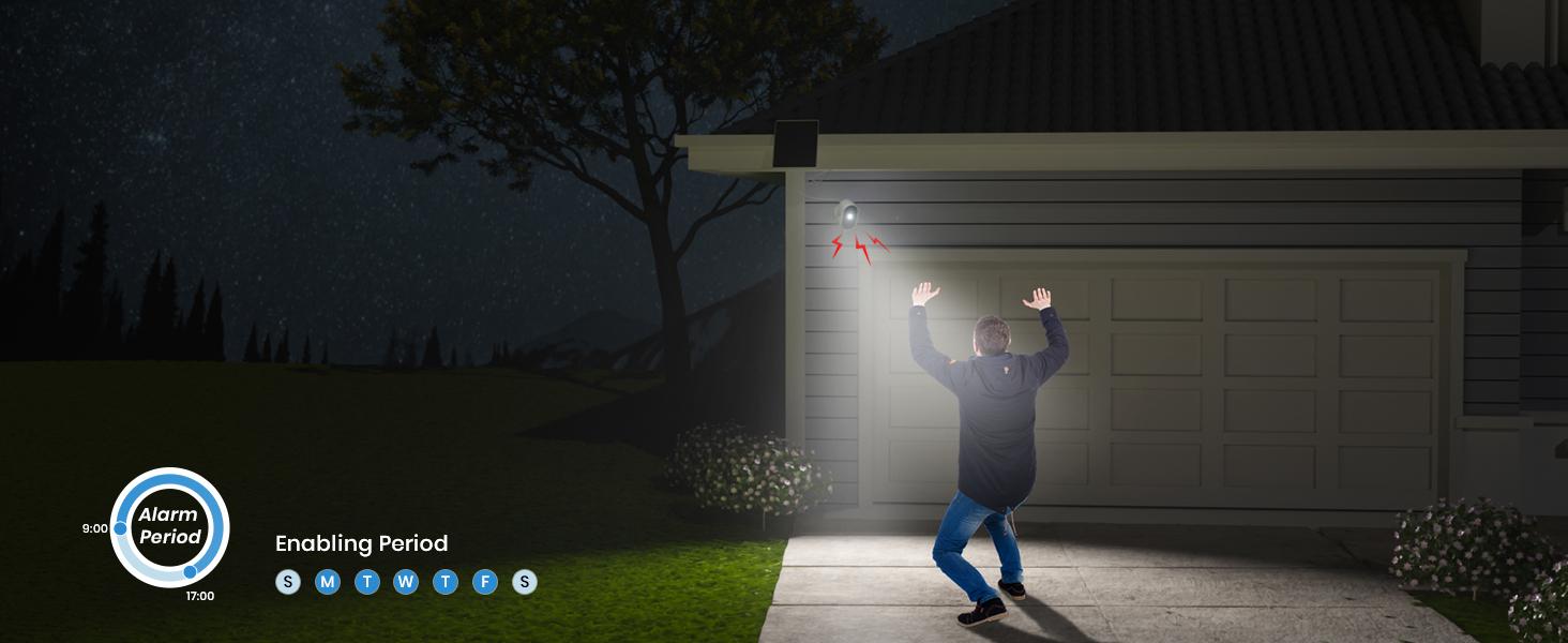 【Hot selling】AOSU 2K Solar Security Cameras Wireless Outdoor, Solar Outside Camera for Home Security, WiFi Camera with Color Night Vision, PIR Human Detection, 2-Way Talk, IP66 Waterproof, HomeBase not Compatible