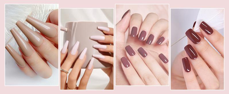 JODSONE 2025 New Upgraded Version 10ml Nude Gel Polish Set 6Colors Fast Drying & Long Lasting Neutral Brown Red Purple Polish Lacquer Glossy Art for and Salon Need U V Lamp pink at home nail kit JODSONE 2025 New Upgraded Version 10ml Nude Gel Polish Set 6Colors Fast Drying & Long Lasting Neutral Brown Red Purple Polish Lacquer Glossy Art for and Salon Need U V Lamp pink at home nail kit