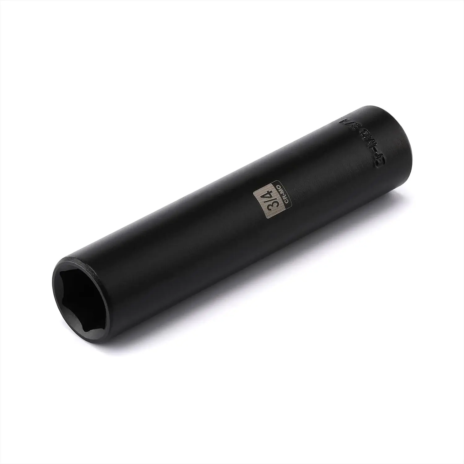 1/2" Drive 3/4" Extra Long Deep  Socket, CR-MO, 6 Point, 5 Inch Long