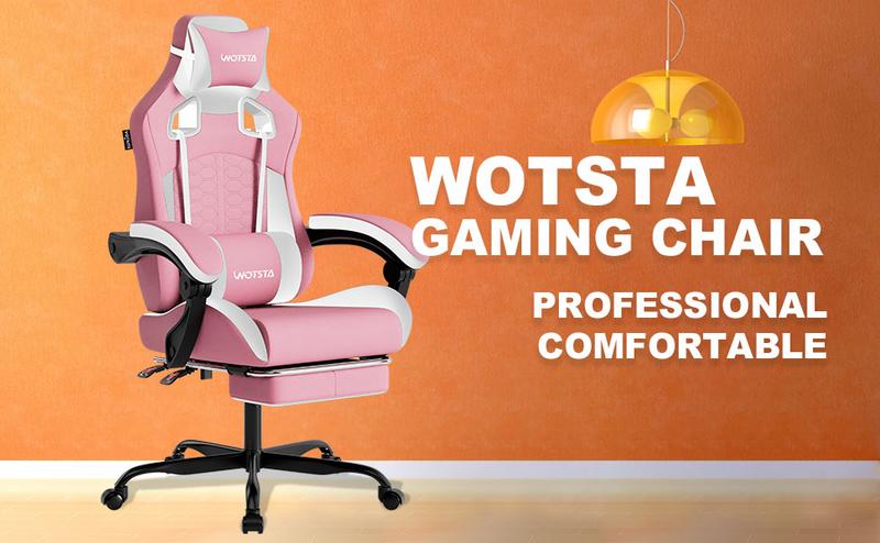 SUIKDA Gaming chair for home use, reclining office chair, student dormitory gaming chair, comfortable chair for long periods of sitting, height-adjustable office chair